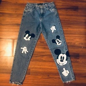 ZARA MICKEY MOUSE JEANS